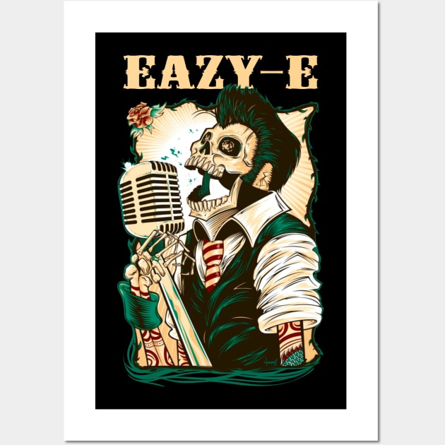 EAZY-E RAPPER Wall Art by Tronjoannn-maha asyik 